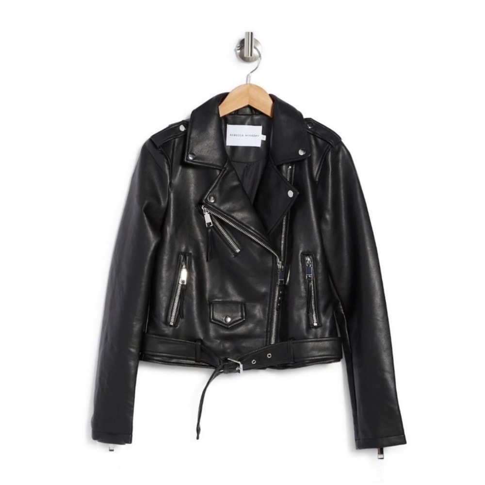 Rebecca Minkoff Faux Vegan Moto Jacket